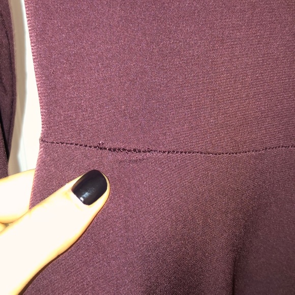 Burgundy A line dress 🍷 - Picture 4 of 8